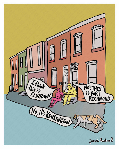 Portfishington, The Philly neighborhood debate - Jessie husband