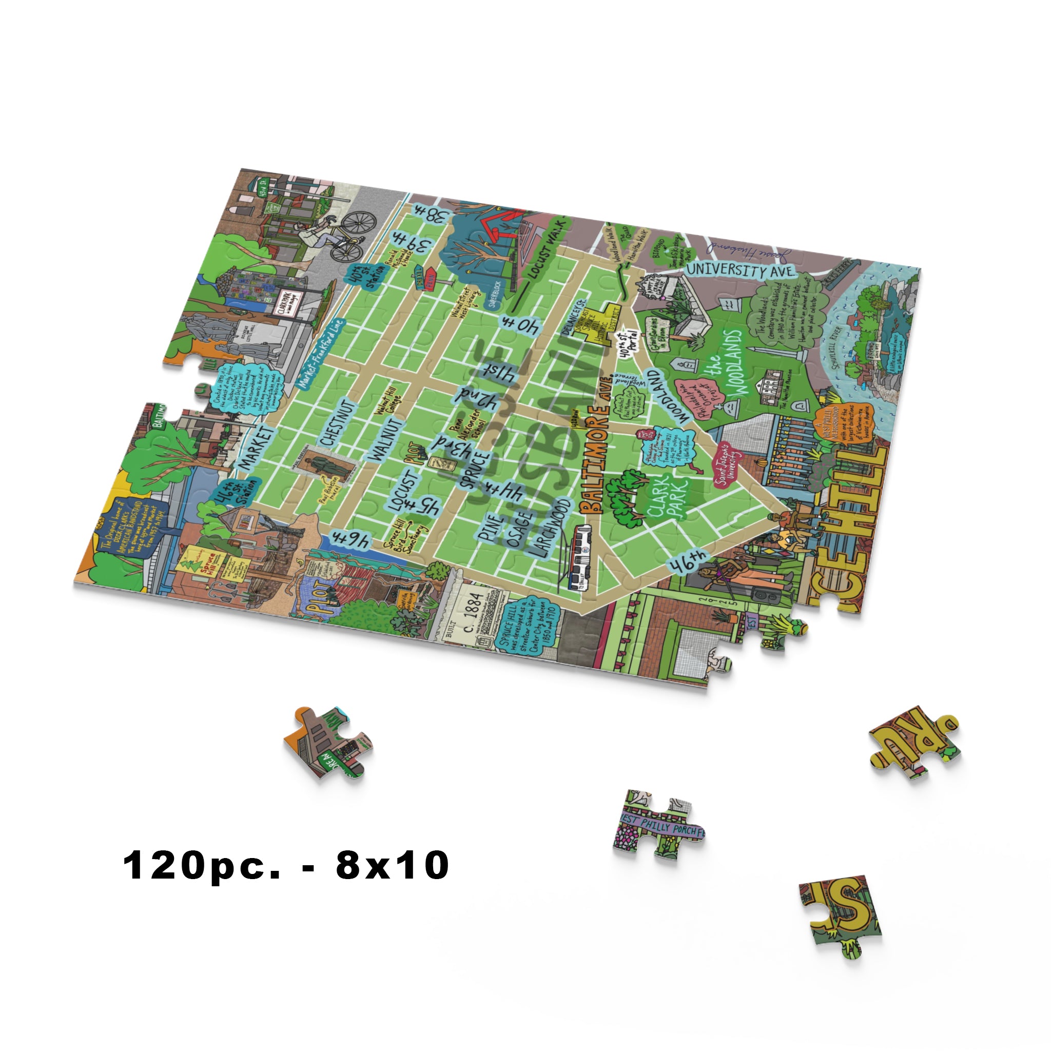 Spruce Hill, West Philly Puzzle