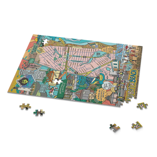 Rehoboth Beach Map Puzzle