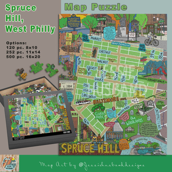 Spruce Hill, West Philly Puzzle