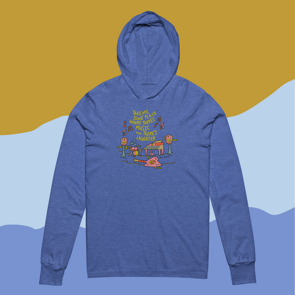 Music and Laughter T-Shirt or Long Sleeve Hoodie