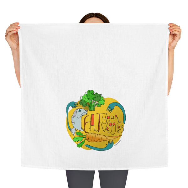 Eat Your Veggies Tea Towel - Jessie husband