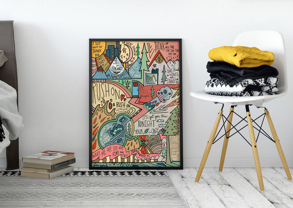 Nathaniel Rateliff (& the Night Sweats) lyric art - Jessie husband