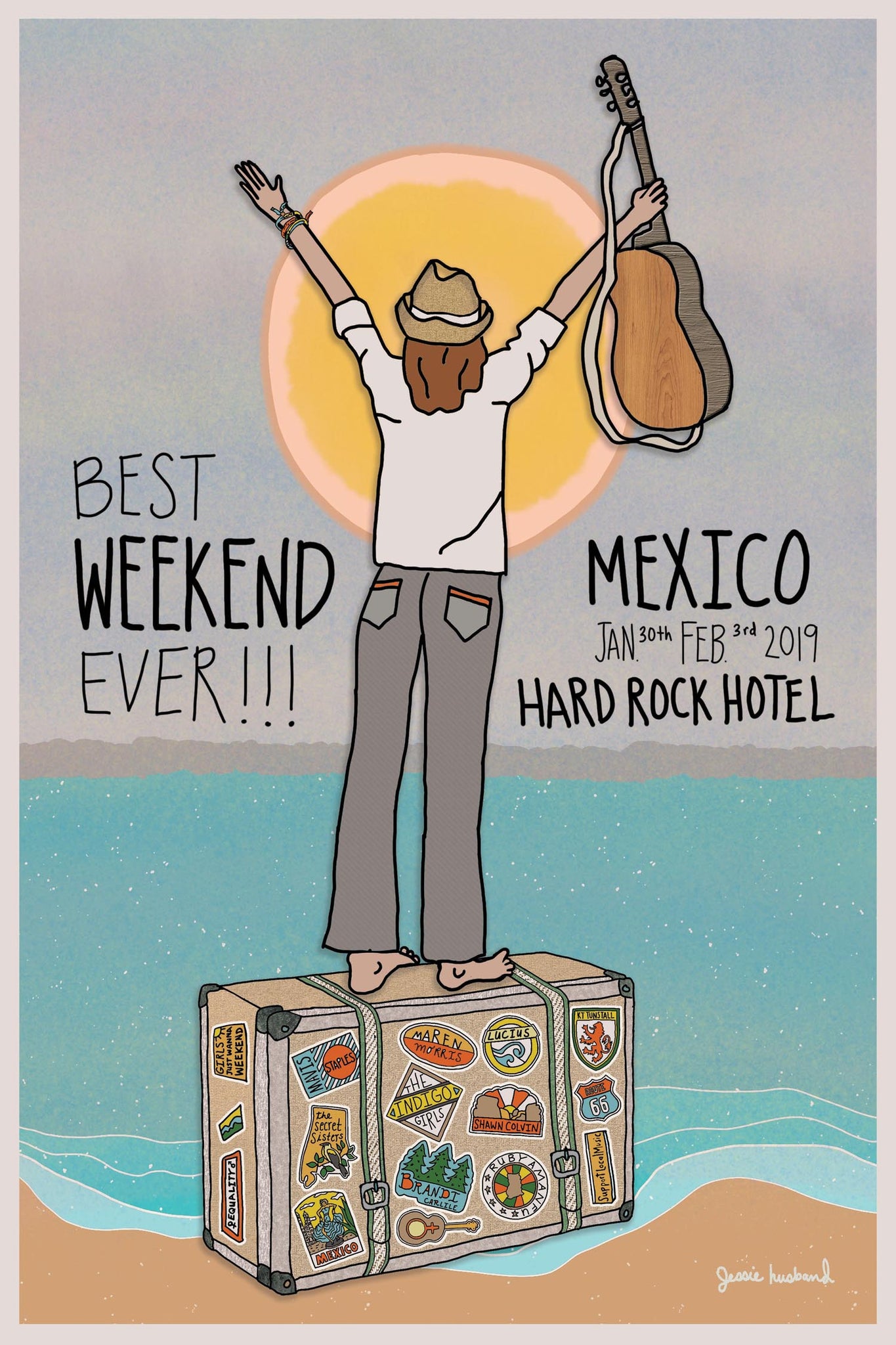 Best Weekend Ever!!! Poster - Jessie husband