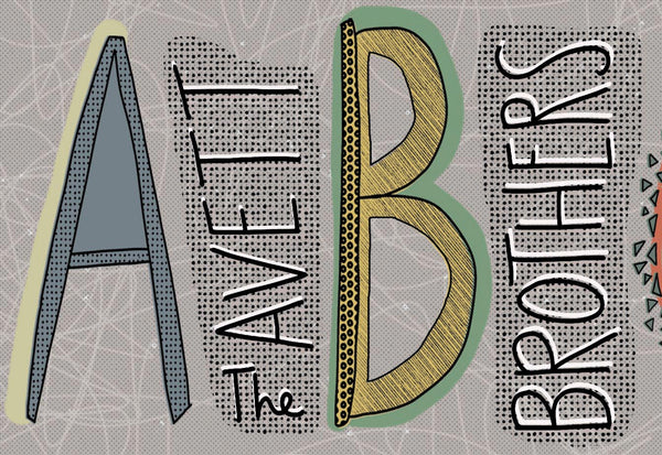 The Avett Brother's ABC Alphabet Art - Jessie husband