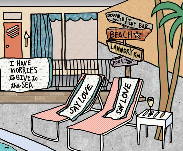 The Avett Brothers Beach Poster - 2020 - Jessie husband