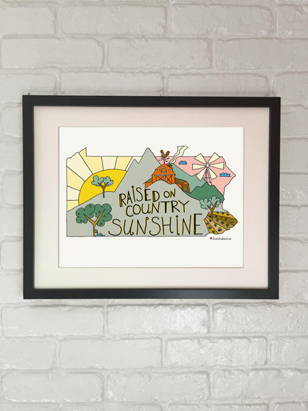 Raised on Country Sunshine, Dottie West Lyric Art - Jessie husband