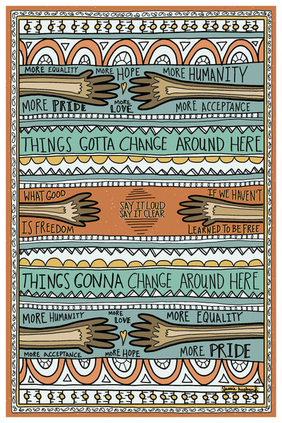 Equality, Hope, Humanity, Pride, Love, Acceptance and lyrics from Change by Mavis Staples - Jessie husband