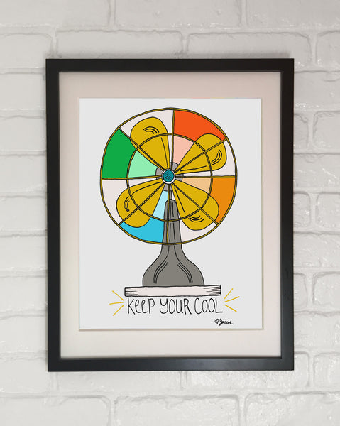 Keep your cool Print - Jessie husband