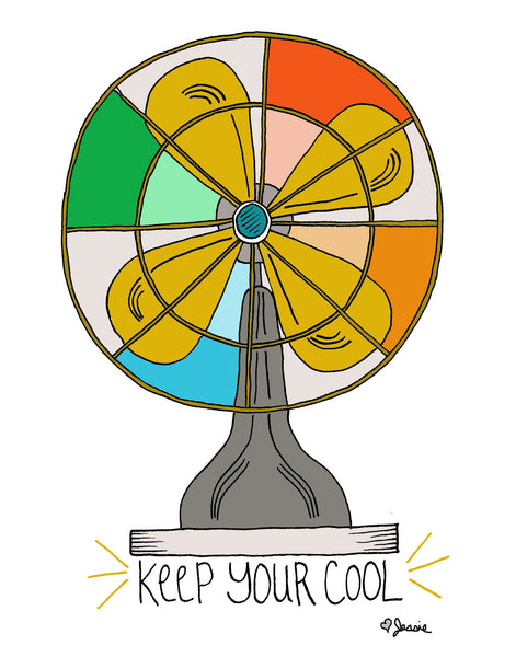 Keep your cool Print - Jessie husband