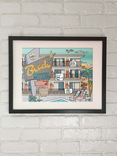 The Avett Brothers Beach Poster - 2020 - Jessie husband