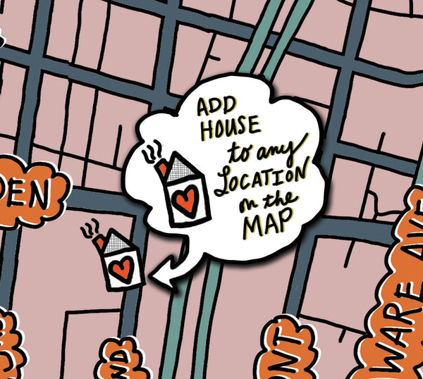 Map of Northern Liberties, Philadelphia (customization and framing options available) - Jessie husband