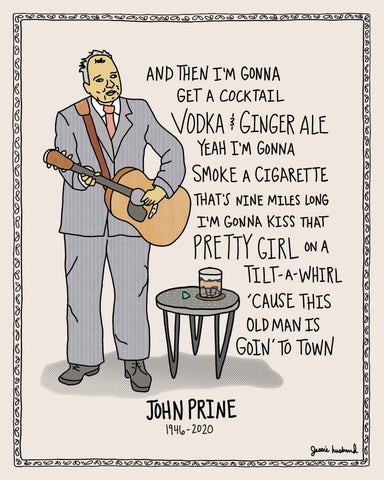When I get to heaven, John Prine Lyrics - Jessie husband