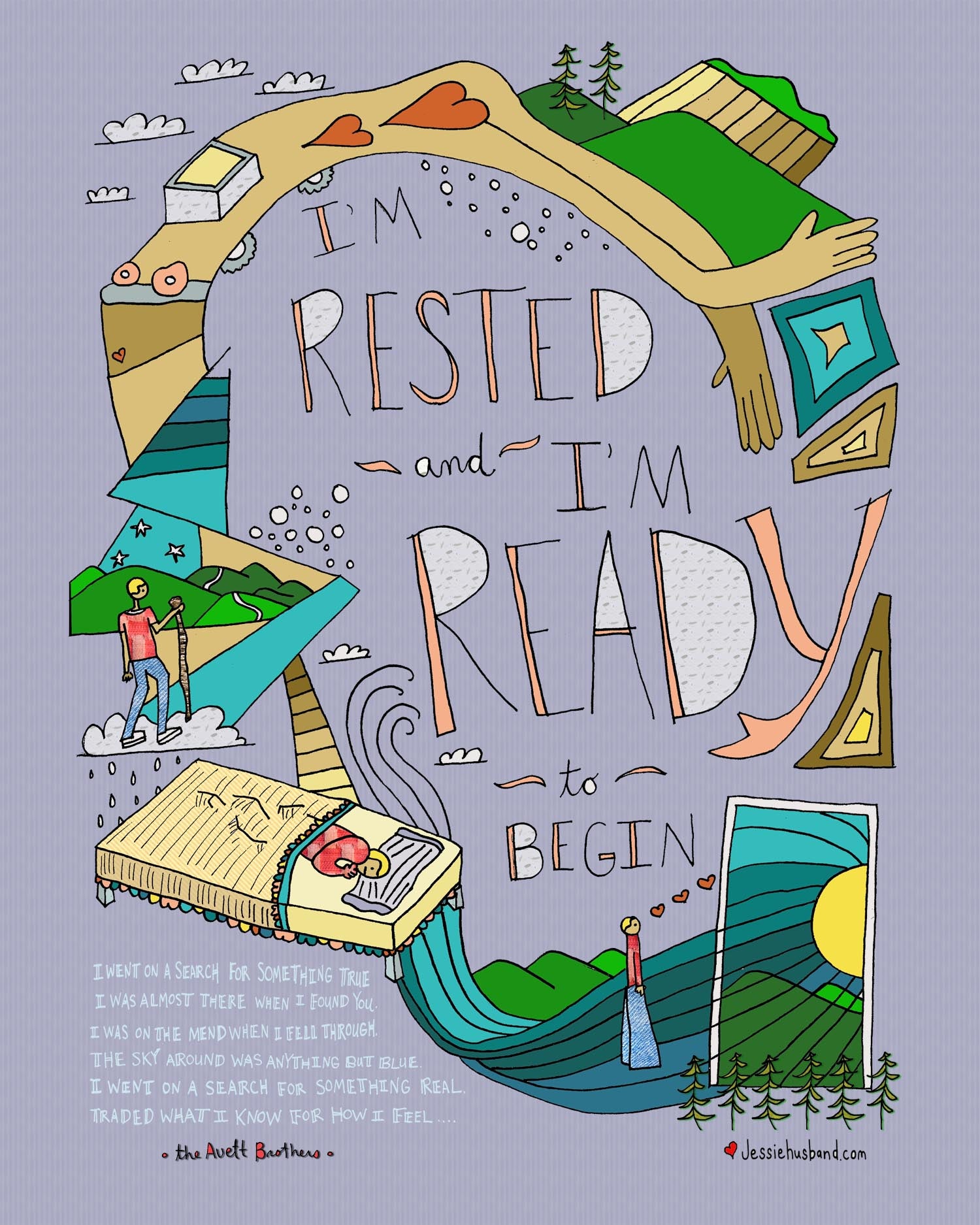 February Seven, The Avett Brothers Lyrics - Jessie husband