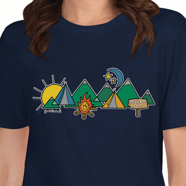 Fresh Air This Way T-shirt - Jessie husband