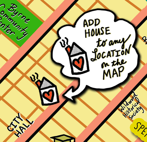 Wildwood, New Jersey (customization and framing options available) - Jessie husband