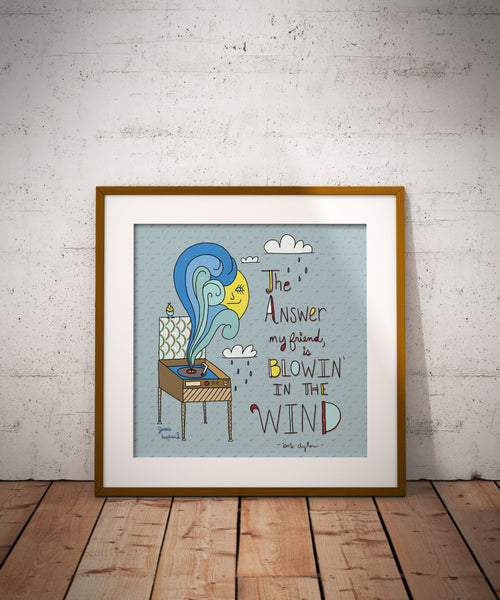 Blowin' in the wind, Bob Dylan Lyrics - Jessie husband