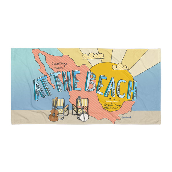 At The Beach Towel - 2018 - Jessie husband