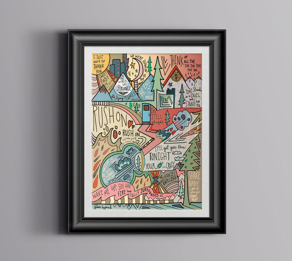 Nathaniel Rateliff (& the Night Sweats) lyric art - Jessie husband