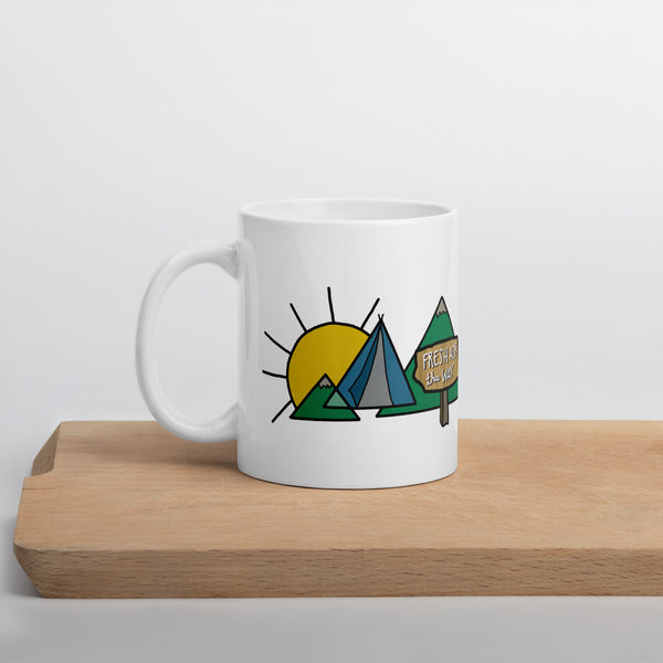 Fresh Air This Way Mug - Jessie husband