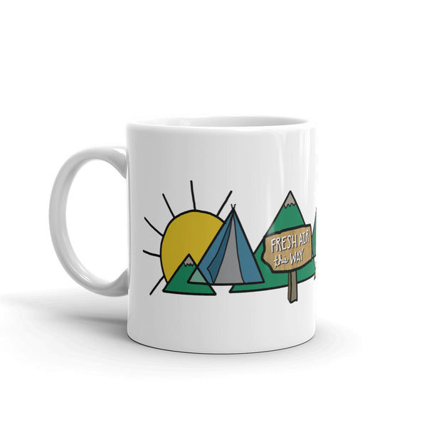 Fresh Air This Way Mug - Jessie husband
